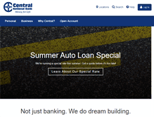 Tablet Screenshot of centralnational.com
